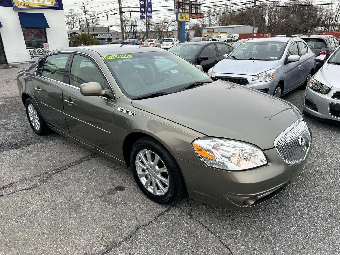 2011 GOLD Buick Lucerne CXL (1G4HC5EM6BU) with an 3.9L V6 OHV 12V engine, 4-Speed Automatic transmission, located at 1254 Manheim Pike, Lancaster, PA, 17601, (717) 393-9133, 40.062870, -76.323273 - Photo#2